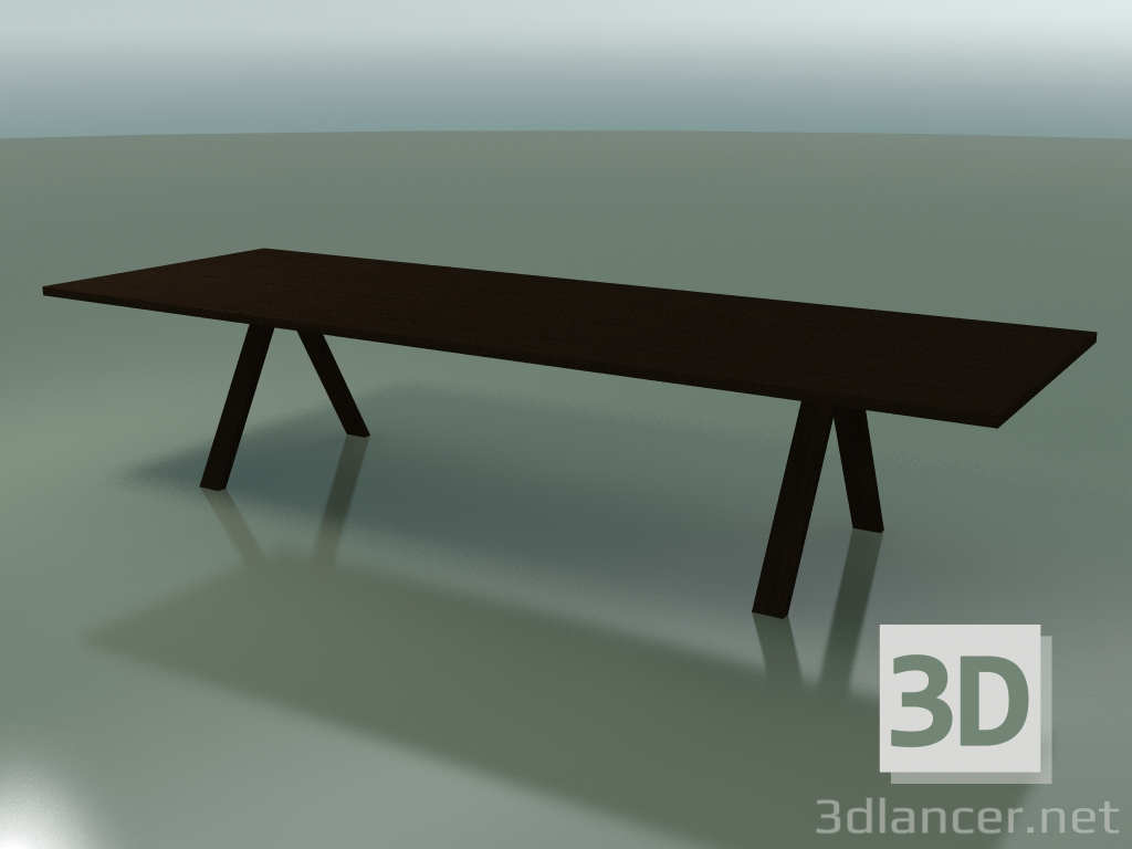 3d model Mesa con encimera estándar 5002 (H 74 - 360 x 120 cm, wengué, composición 1) - vista previa