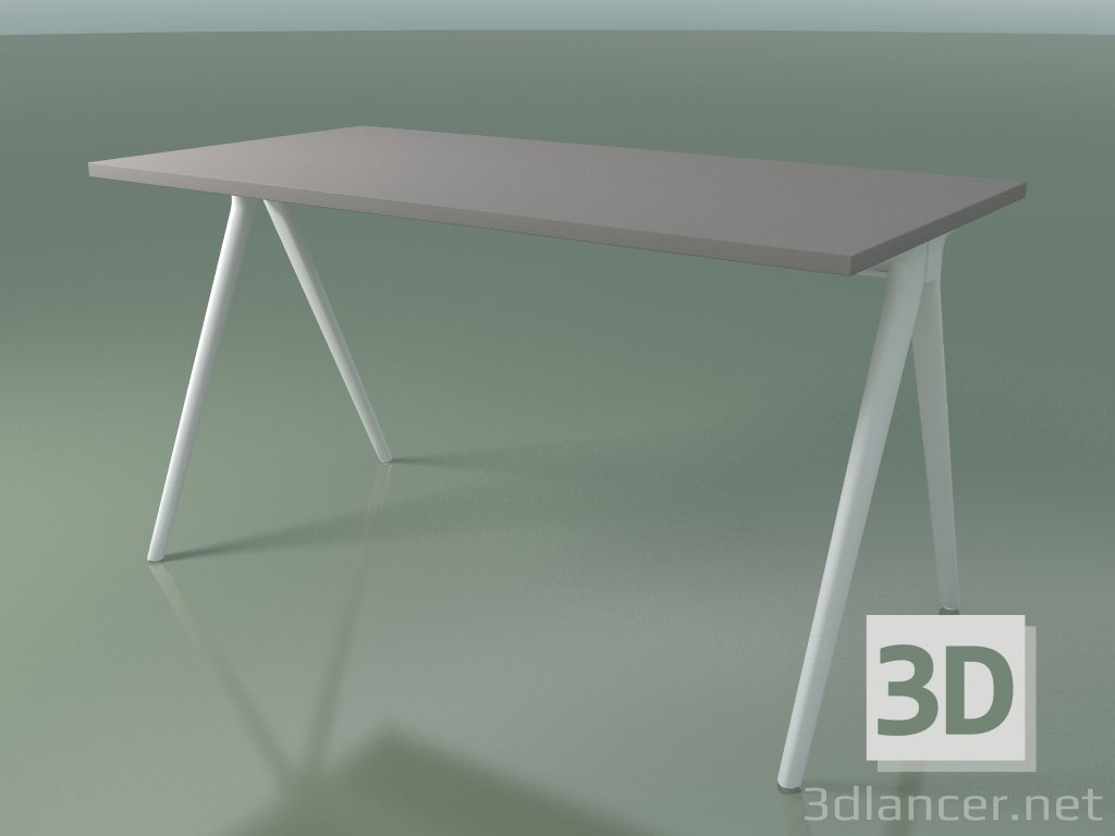 modèle 3D Table rectangulaire 5407 (H 74 - 69x139 cm, stratifié Fenix F04, V12) - preview