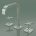 3d model 3-hole basin mixer 170 (36108820, Brushed Nickel) - preview