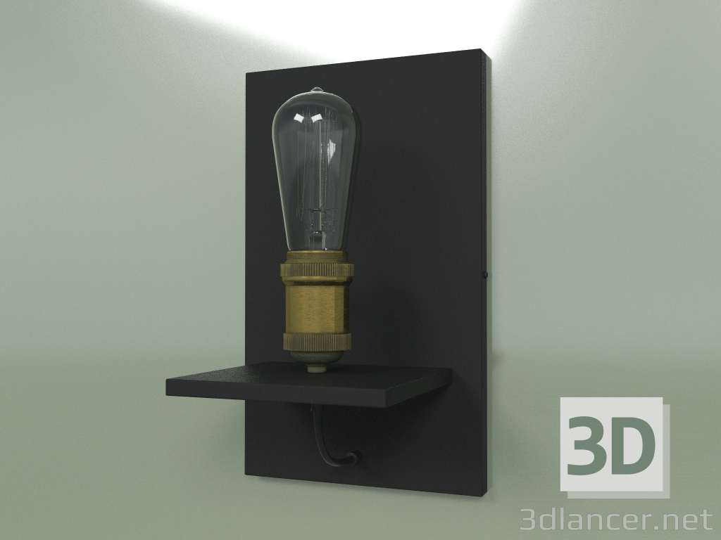 Modelo 3d candeeiro de parede Melrose - preview