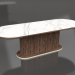 Modelo 3d Mesa de jantar Mesa completa oval mármore 250 - preview