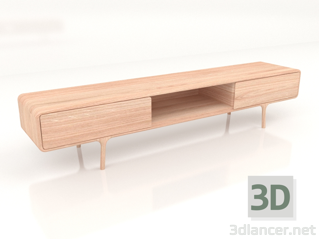 modello 3D Mobile Fawn 2 cassetti - anteprima