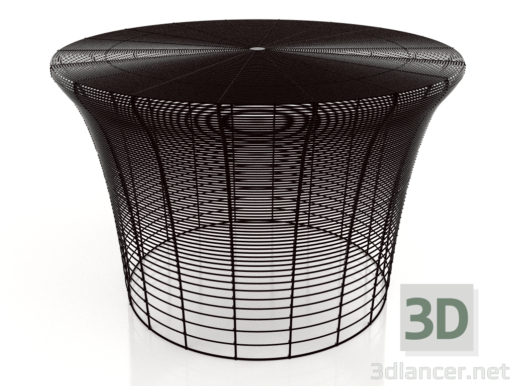 3D Modell Hoher Couchtisch (Schwarz) - Vorschau