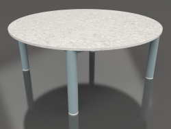 Table basse D 90 (Gris bleu, DEKTON Sirocco)