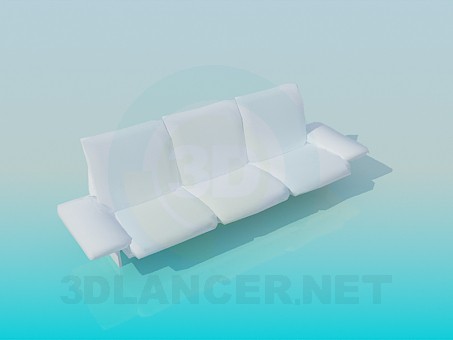 3D modeli Modern kanepe - önizleme