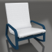 modèle 3D Rocking chair (Gris bleu) - preview