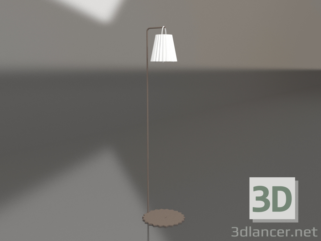 Modelo 3d Candeeiro de pé (bronze) - preview