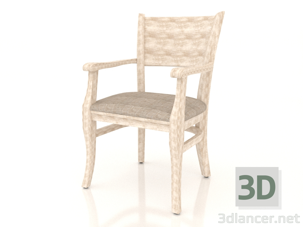 modello 3D Sedia (poltrona) Bristol (Provenza) - anteprima