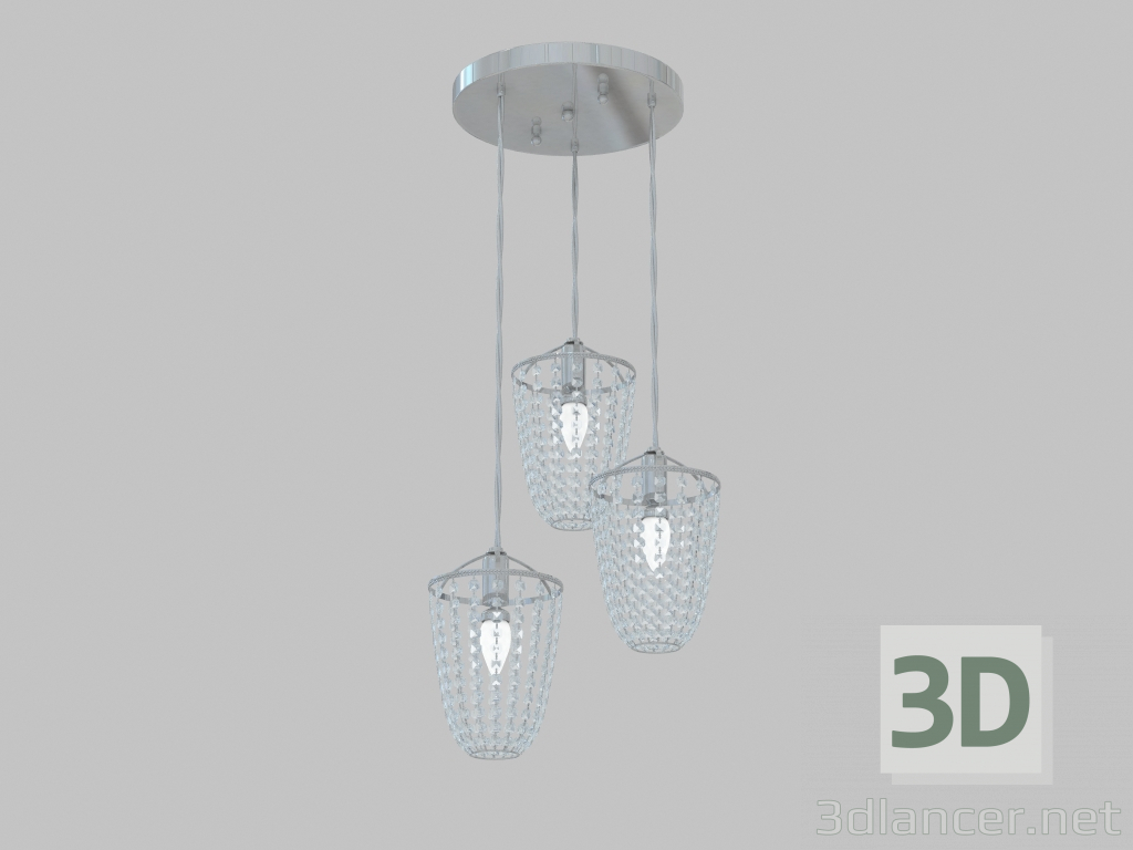 3d model Chandelier Caramel (1025-3P1) - preview