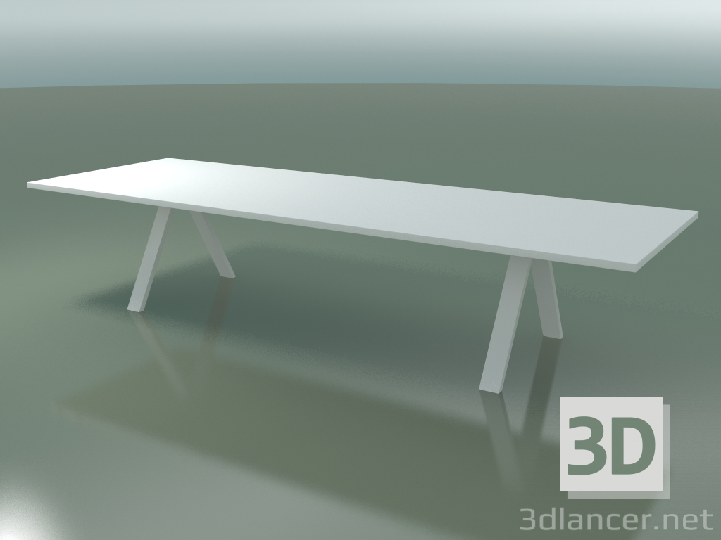 3d модель Стол со стандартной столешницей 5002 (H 74 - 360 x 120 cm, F01, composition 1) – превью