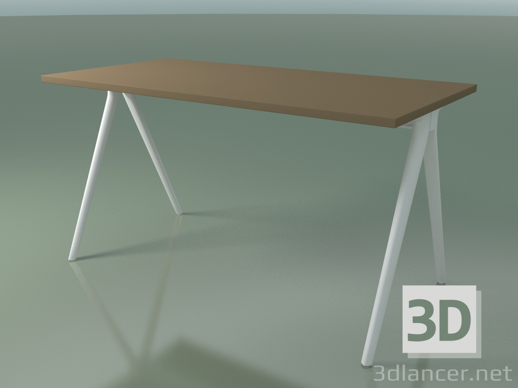 Modelo 3d Mesa retangular 5407 (H 74 - 69x139 cm, laminado Fenix F05, V12) - preview