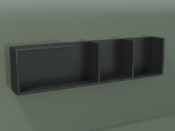 Horizontal shelf (90U19008, Deep Nocturne C38, L 96, P 12, H 24 cm)