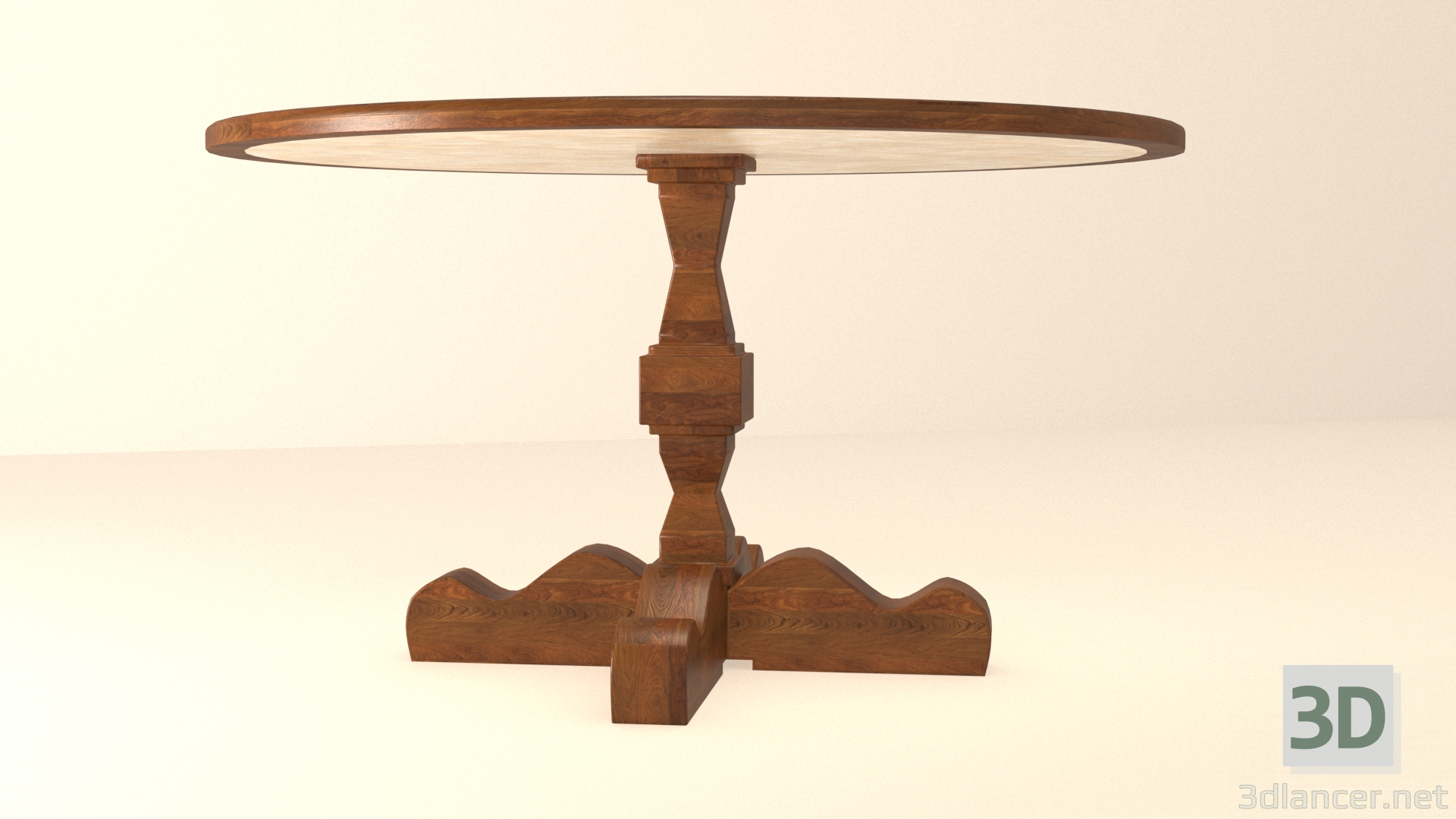 Modelo 3d Mesa de jantar - preview