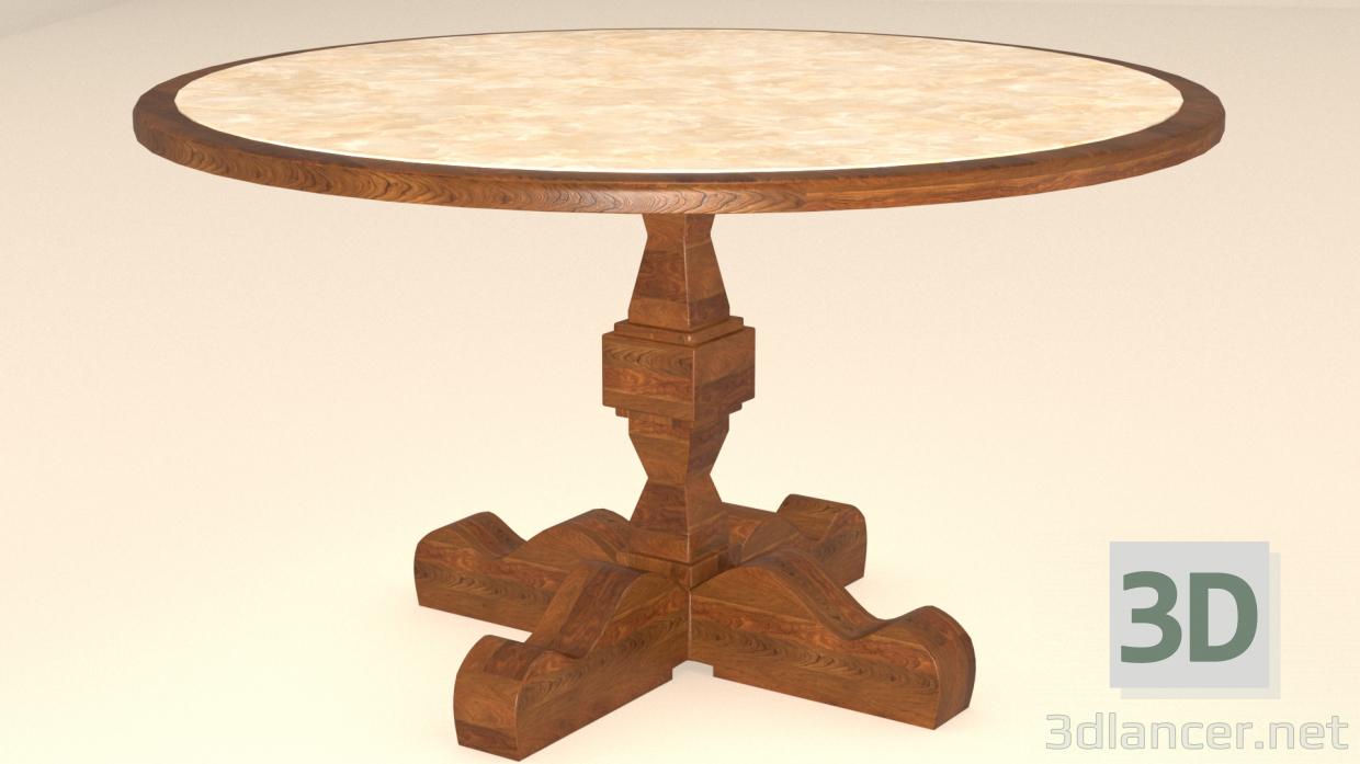 Modelo 3d Mesa de jantar - preview