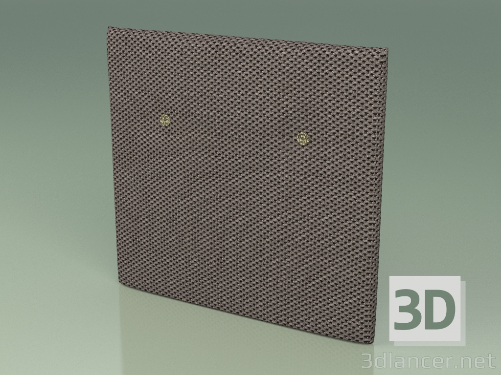 3d model Módulo de sofá 006 (respaldo o reposabrazos, 3D Net Grey) - vista previa