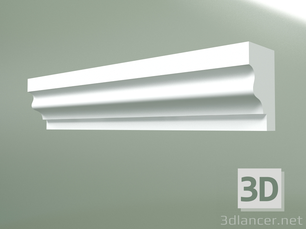 3d model Gypsum molding MT168 - preview