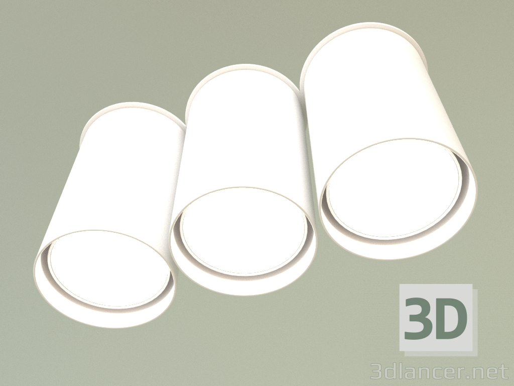 3d model Spotlight BP 5430-3 (White) - preview