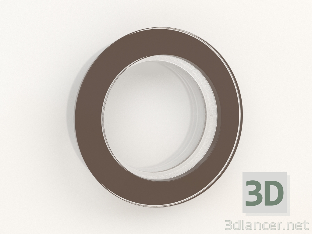 Modelo 3d Moldura Favorit Runda para 1 postagem (marrom) - preview