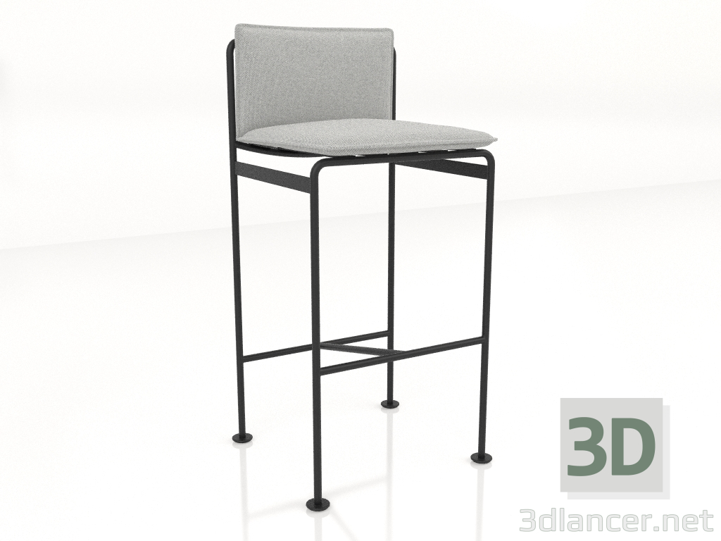 modèle 3D bar chaise - preview