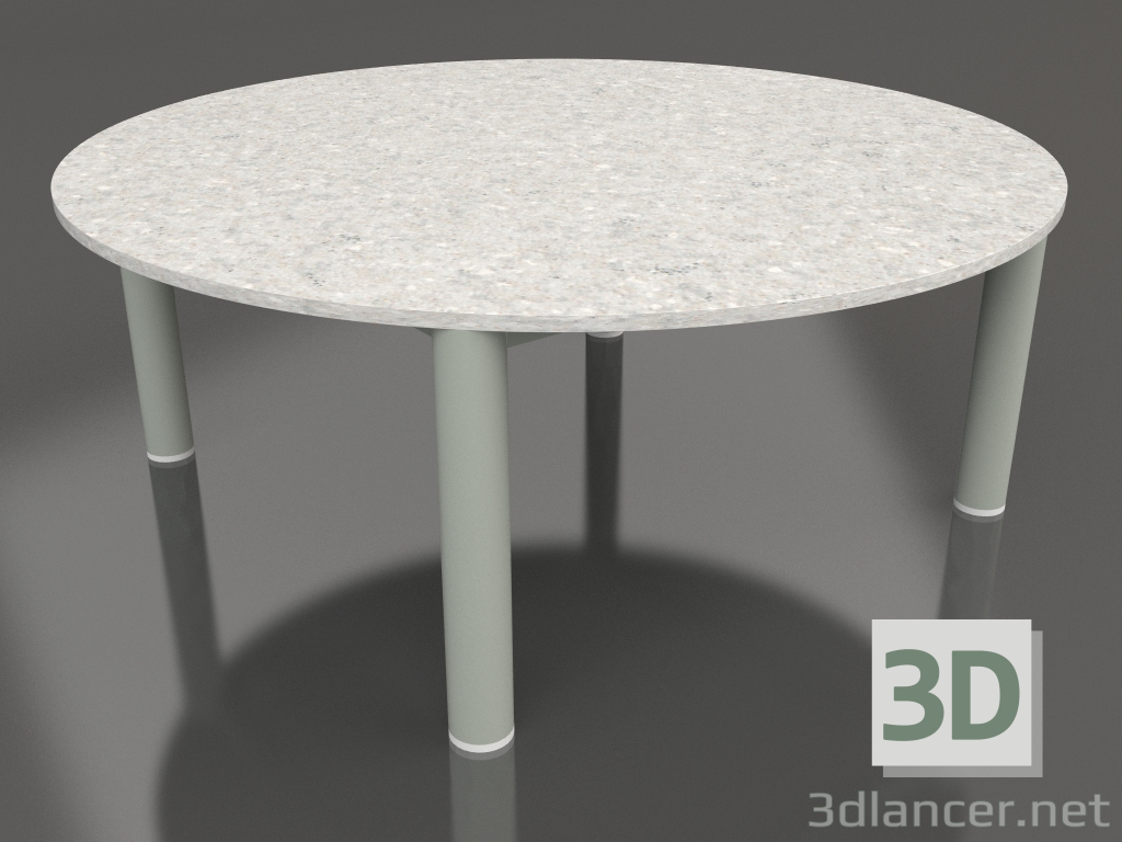 3d model Mesa de centro D 90 (Gris cemento, DEKTON Sirocco) - vista previa