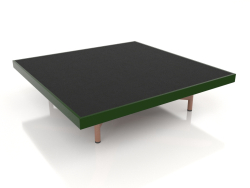 Table basse carrée (Vert bouteille, DEKTON Domoos)