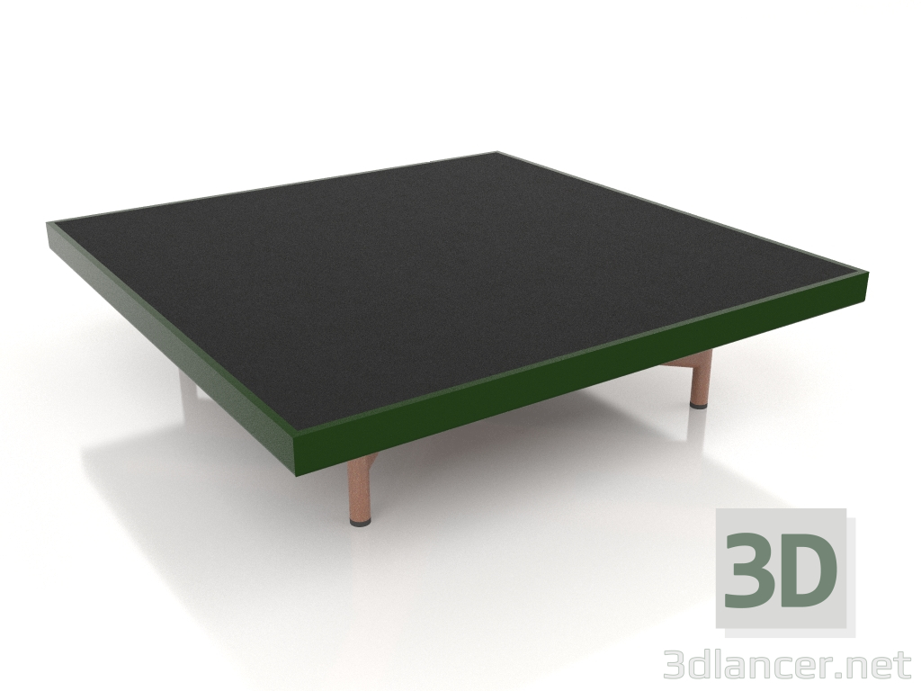 3d model Mesa de centro cuadrada (Verde botella, DEKTON Domoos) - vista previa