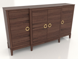 Chest of drawers (dark walnut, option 1)