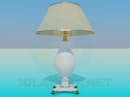 3D Modell Tisch-Lampe - Vorschau