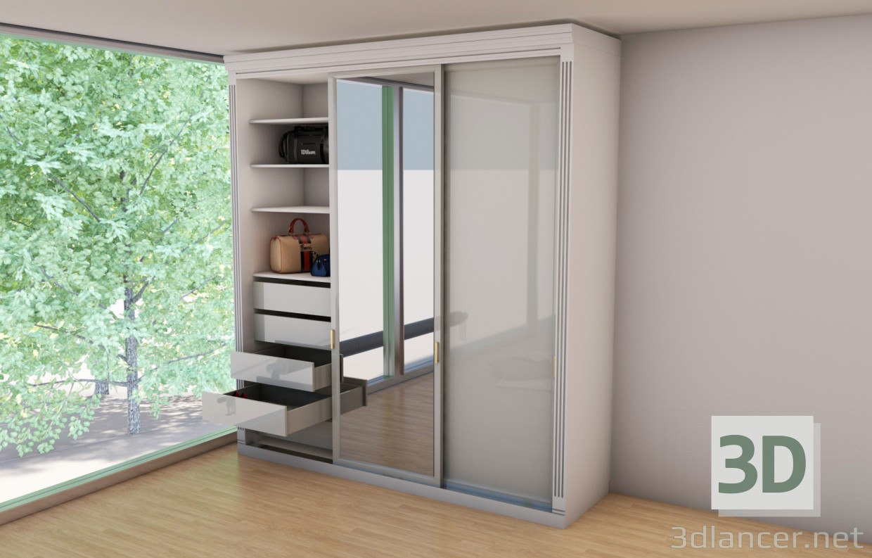 3D Modell Schrank - Vorschau