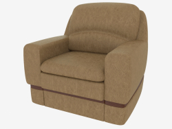 Fauteuil de rangement en cuir