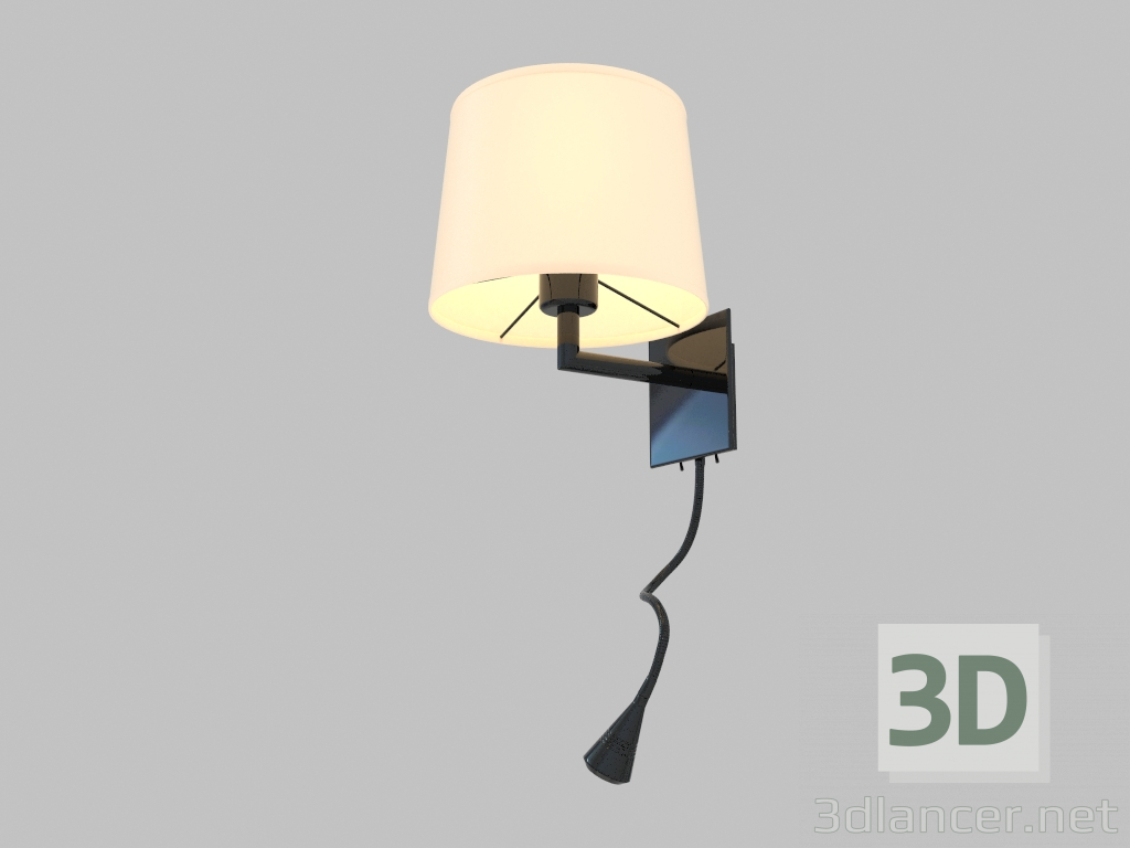 modello 3D Sconce (14102A bianco) - anteprima