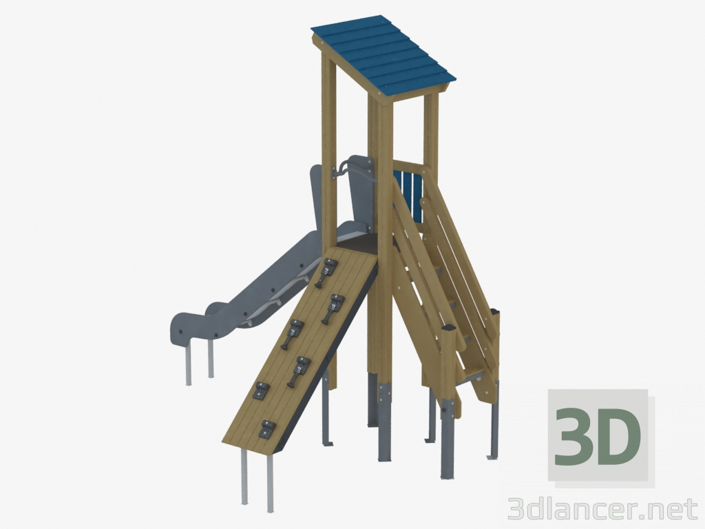 3d model Complejo de juegos para niños (K1110) - vista previa