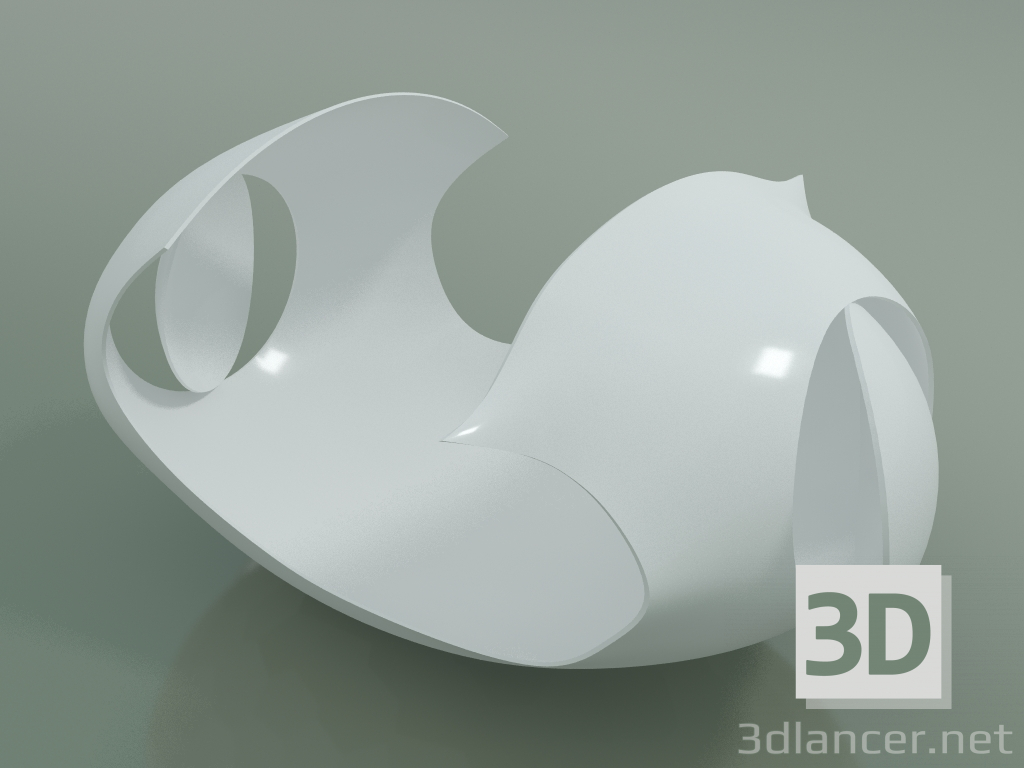 3d модель Ваза Onda (White) – превью