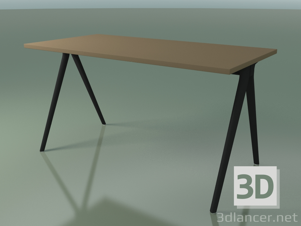 3d model Rectangular table 5407 (H 74 - 69x139 cm, laminate Fenix F05, V44) - preview