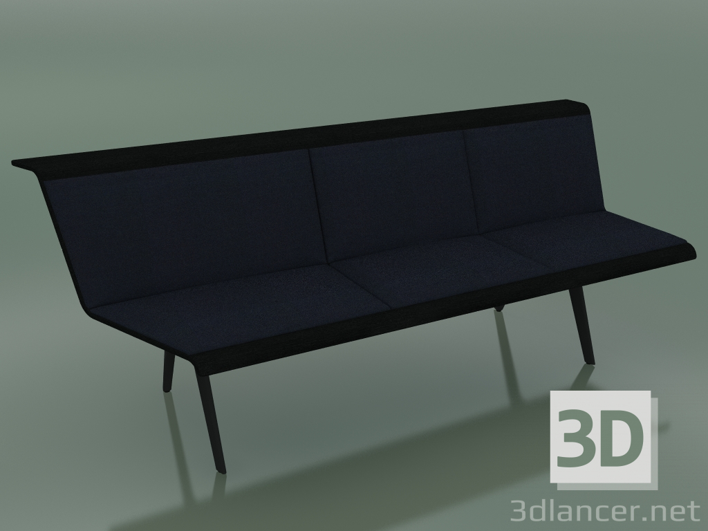 3d model Módulo angular triple Esperando 4512 (135 ° a la derecha, negro) - vista previa