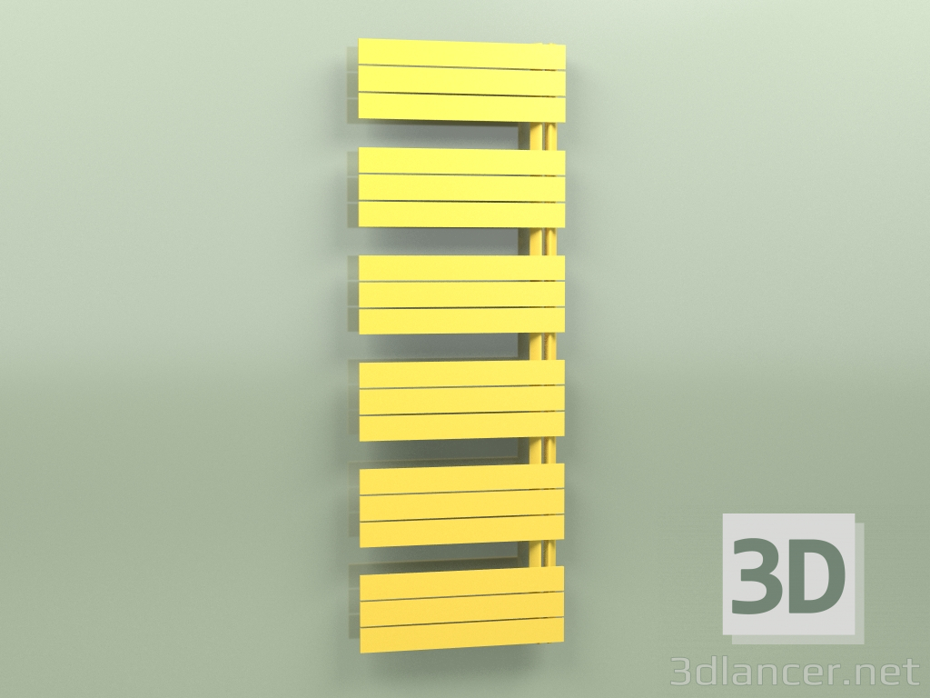 3d model Heated towel rail - Elato (1730 x 600, RAL - 1012) - preview