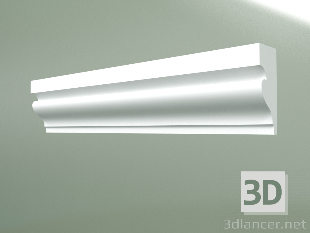 3d model Gypsum molding MT169 - preview