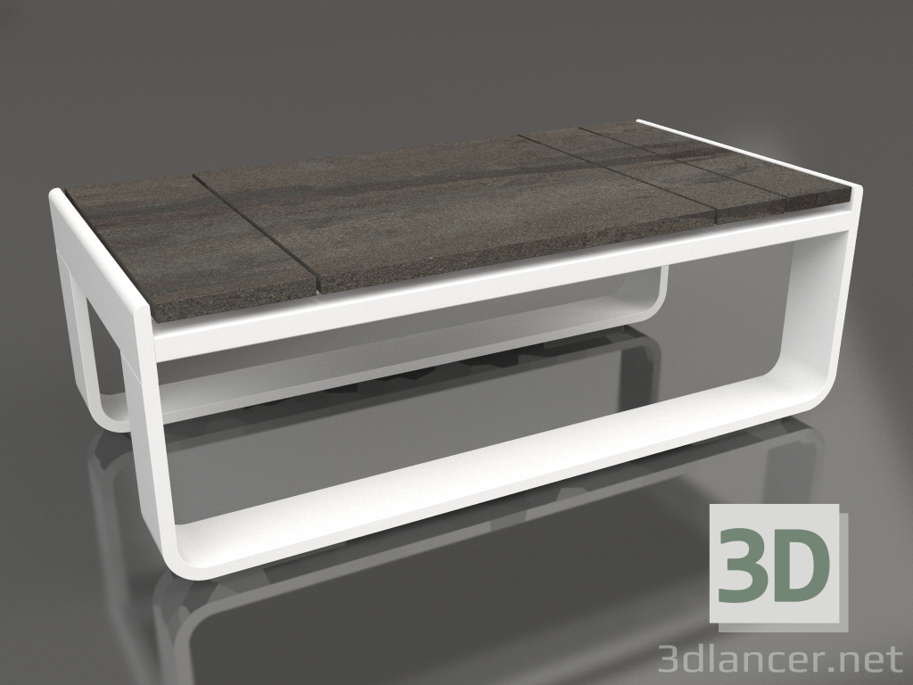 3D Modell Beistelltisch 35 (DEKTON Radium, Weiß) - Vorschau