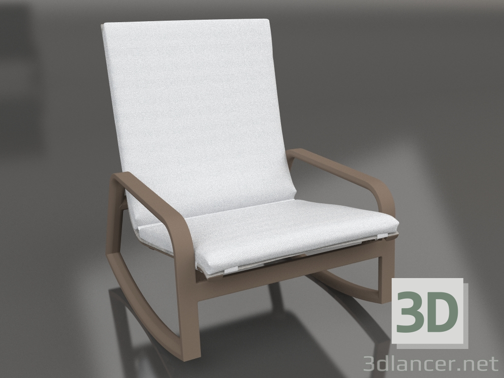 3D modeli Sallanan sandalye (Bronz) - önizleme