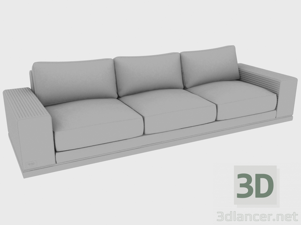 3d model Sofá SOFÁ COHEN (330X105XH75) - vista previa