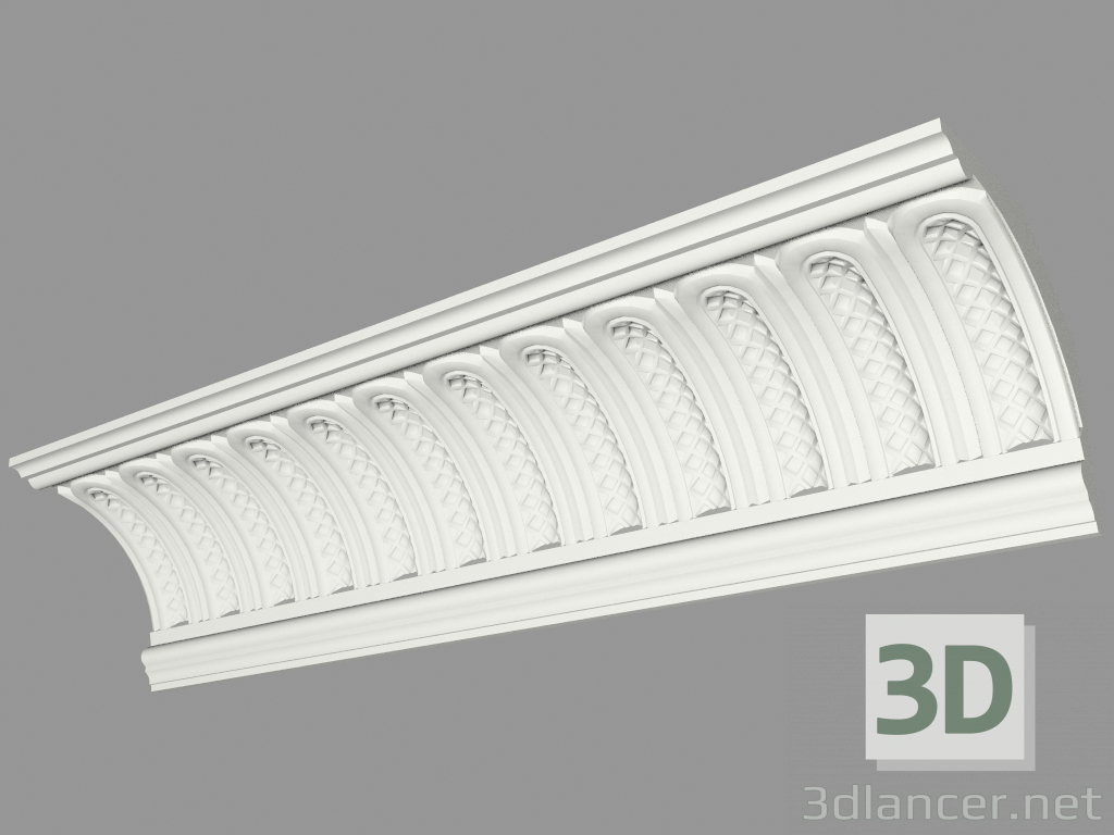 modello 3D Grondaie modellate (КФ66) - anteprima