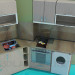 3d model Cocina - vista previa