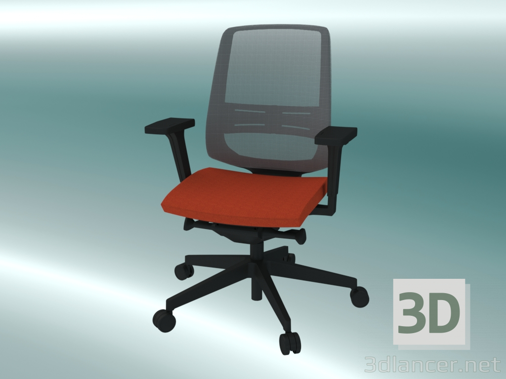 3d model Armchair (250SFL P59, Lumbar Support B) - preview