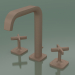 3d model Mezclador de lavabo de 3 orificios 170 (36108140, Bronce cepillado) - vista previa