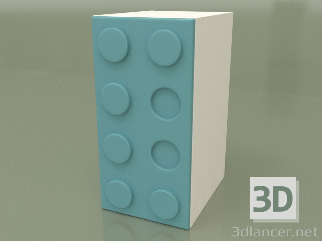 3D modeli Tek kanatlı dolap (Mussone) - önizleme