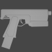 Modelo 3d Pistola Alex LOW POLY - preview