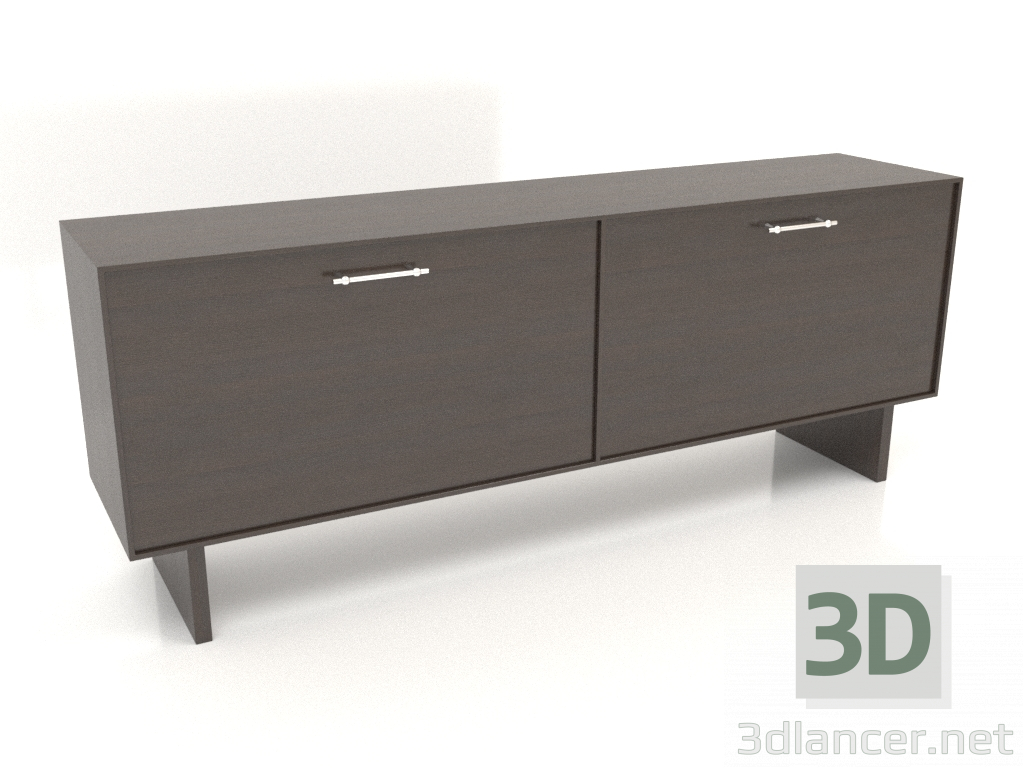 3D Modell Schrank ТМ 061 (1800x400x700, holzbraun) - Vorschau