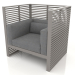 3d model Armchair Normando (Quartz gray) - preview