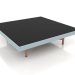 3d model Square coffee table (Blue gray, DEKTON Domoos) - preview