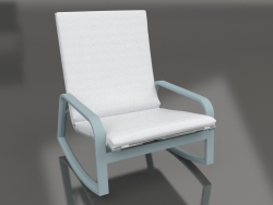 Rocking chair (Bleu gris)